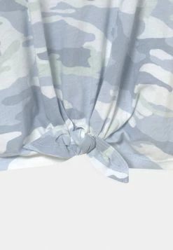 Abercrombie & Fitch TIE FRONT - Top - Light Blue -Abercrombie & Fitch Shop 49b14cafdb874d8ba925e642d10f2413