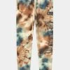 Abercrombie & Fitch OVERT LOGO DYE EFFECT - Tracksuit Bottoms - Multi-coloured