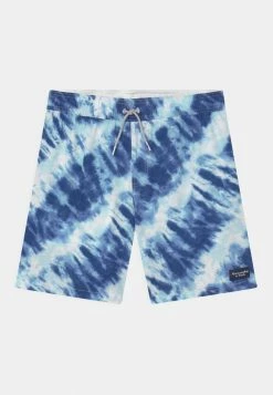 Abercrombie & Fitch DYE WASH EFFECT - Swimming Shorts - Blue