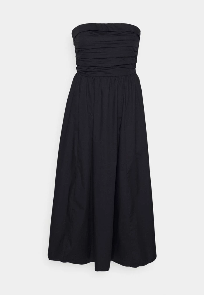 Abercrombie & Fitch STRAPLESS MIDI DRESS - Day Dress - Black 5 Abercrombie & Fitch STRAPLESS MIDI DRESS - Day Dress - Black - Image 5