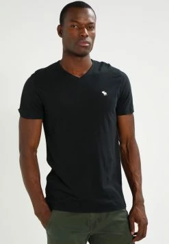 Abercrombie & Fitch VNECK 3 PACK - Basic T-shirt - White/black/grey -Abercrombie & Fitch Shop 4bb0fc649e7a4bd6bddd10eb89823e18