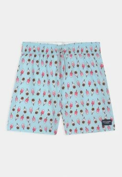 Abercrombie & Fitch POPSICLE CONVERSATIONAL - Swimming Shorts - Mint/multi-coloured