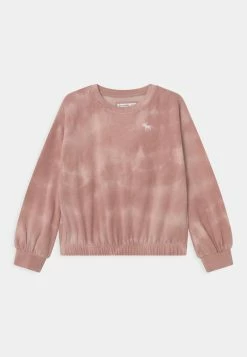 Abercrombie & Fitch POLAR CREW - Fleece Jumper - Purple