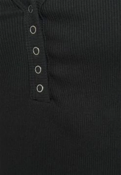 Abercrombie & Fitch SEAMLESS HENLEY TANK - Top - Black Beauty -Abercrombie & Fitch Shop 4e6befad00234657baa3e9b7d39419fe