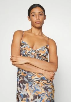 Abercrombie & Fitch DRAPY COWL NECK DRESS - Cocktail Dress / Party Dress - Brown -Abercrombie & Fitch Shop 4ec2ddd24cf44009971949d925e00891