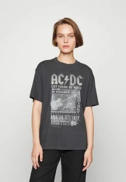 Abercrombie & Fitch VINTAGE TABLOID LICENSING - Print T-shirt - Grey