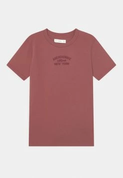 Abercrombie & Fitch TECH LOGO - Print T-shirt - Red