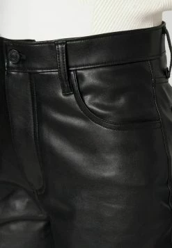 Abercrombie & Fitch CURVY STRAIGHT FIT - Trousers - Black -Abercrombie & Fitch Shop 525bd54cb84d4cb9bf715e1aa581e24e