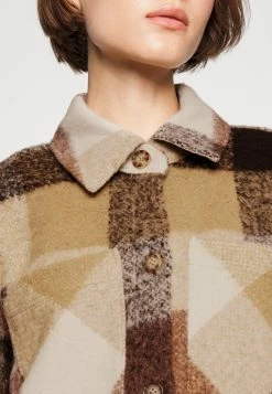 Abercrombie & Fitch NEW CLASSIC COZY SHACKET - Short Coat - Oatmeal Brown -Abercrombie & Fitch Shop 52987815baf947d9b63cb334b5e4f65c