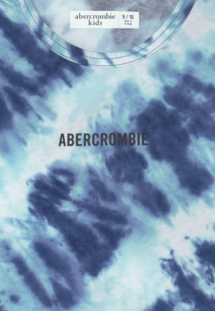 Abercrombie & Fitch PRINT LOGO TANKS PATTERN - Top - Blue Wash 3 Abercrombie & Fitch PRINT LOGO TANKS PATTERN - Top - Blue Wash - Image 3