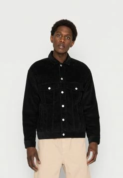 Abercrombie & Fitch TRUCKER COLLAR - Summer Jacket - Black