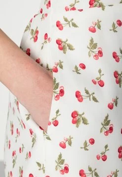 Abercrombie & Fitch BARE TIE SHOULDER SLIM WAIST MINI - Day Dress - White -Abercrombie & Fitch Shop 564d7a5665c544dea0cb39e4091d0474