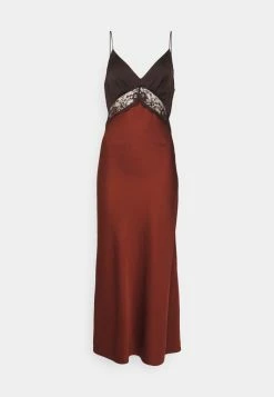 Abercrombie & Fitch DRAPY COWL NECK DRESS - Cocktail Dress / Party Dress - Brown Floral -Abercrombie & Fitch Shop 56bf24b8c71645ceb408cf58c8744d36