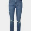 Abercrombie & Fitch Jeans Skinny Fit - Dark Destroy