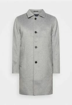 Abercrombie & Fitch SOLID - Short Coat - Textural Grey -Abercrombie & Fitch Shop 584a3cb73d944752af539aa7953c7ece