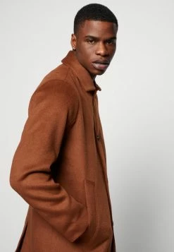 Abercrombie & Fitch COAT - Short Coat - Brown -Abercrombie & Fitch Shop 5851ecb34d5444059b99c89bb81021ba