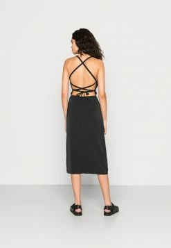 Abercrombie & Fitch RUCHED MIDI DRESS - Cocktail Dress / Party Dress - Black Beauty -Abercrombie & Fitch Shop 58aba3f4de654f95a43b348746d73e20