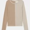 Abercrombie & Fitch COZY - Long Sleeved Top - Tan