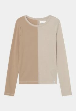 Abercrombie & Fitch COZY - Long Sleeved Top - Tan