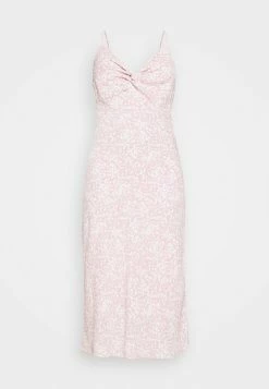 Abercrombie & Fitch NECK SLIP MIDI DRESS - Day Dress - Rose -Abercrombie & Fitch Shop 59b444e3075a41e5b1e15d932536c635