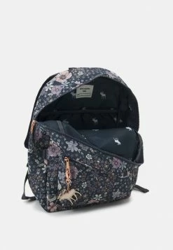 Abercrombie & Fitch BACKPACK UNISEX - Rucksack - Black Floral -Abercrombie & Fitch Shop 5bf7f3699a184e7b90dec84445f9a44e