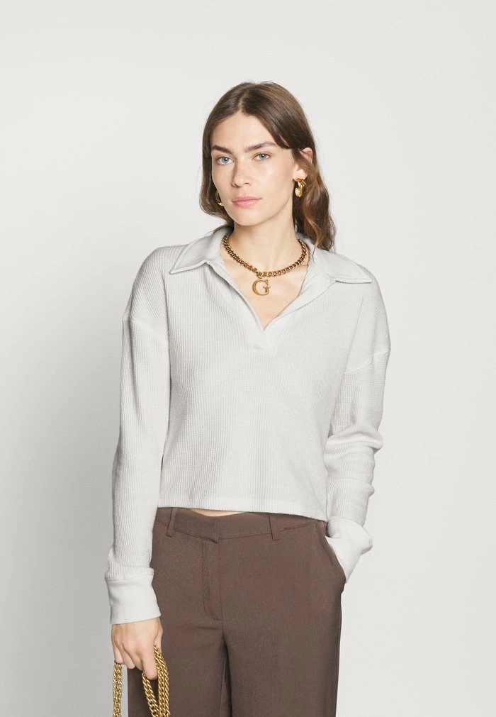 Abercrombie & Fitch EASY WAFFLE - Jumper - Jet Stream 4 Abercrombie & Fitch EASY WAFFLE - Jumper - Jet Stream - Image 4