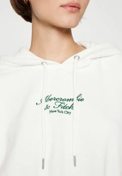 Abercrombie & Fitch LOGO VINTAGE WEDGE - Sweatshirt - Cloud Dancer -Abercrombie & Fitch Shop 5e05e1fd025844029ba350f3b2138480