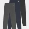 Abercrombie & Fitch 3 PACK - Leggings - Trousers - Black/navy/grey
