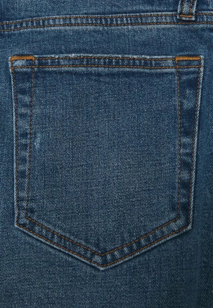 Abercrombie & Fitch KNEE HOLE - Straight Leg Jeans - Medium/dark Destroy 3 Abercrombie & Fitch KNEE HOLE - Straight Leg Jeans - Medium/dark Destroy - Image 3