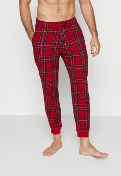 Abercrombie & Fitch SLEEP JOGGER - Pyjama Bottoms - Red
