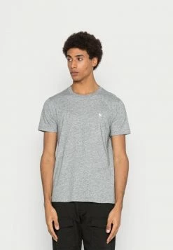 Abercrombie & Fitch ESSENTIAL 5er MULTIPACK NEUTRAL - Basic T-shirt - White/beige/heather/grey/black -Abercrombie & Fitch Shop 5fea7c55a2864c10be428697de469333