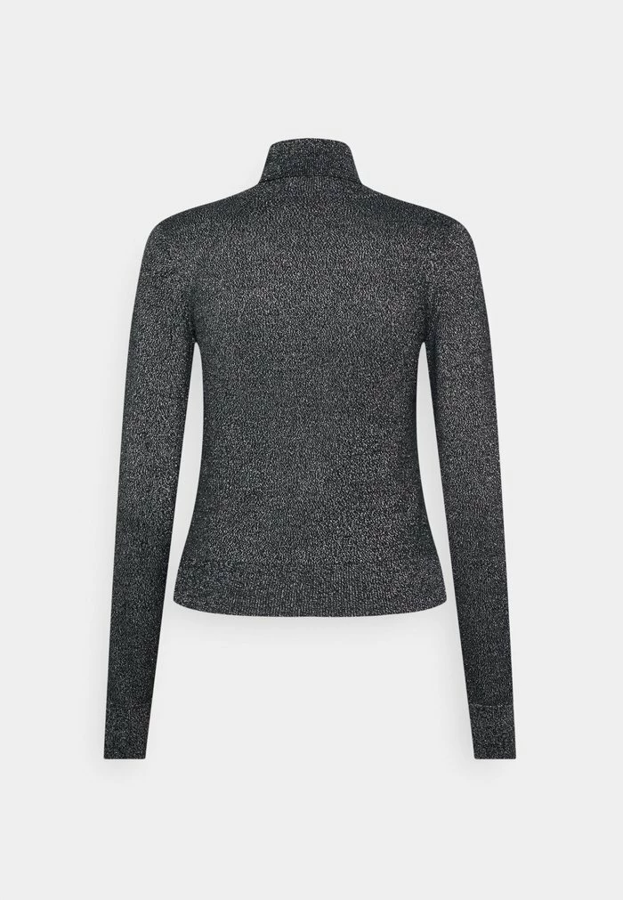 Abercrombie & Fitch SHINE SLIM TURTLENECK - Jumper - Black 2 Abercrombie & Fitch SHINE SLIM TURTLENECK - Jumper - Black - Image 2