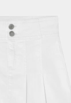 Abercrombie & Fitch PLEATED SKIRT - Mini Skirt - White Denim -Abercrombie & Fitch Shop 61e52c5cd9464d10a231c5606ed2c43d