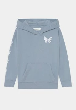 Abercrombie & Fitch CHAIN OVERSIZED GRAPHIC SOLID - Sweatshirt - Blue