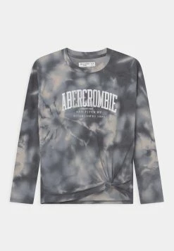 Abercrombie & Fitch TECH CORE PATTERN - Long Sleeved Top - Blue