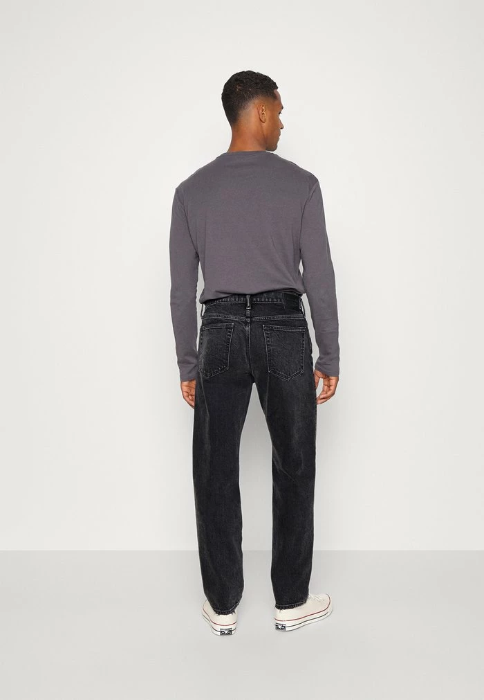 Abercrombie & Fitch STRAIGHT - Straight Leg Jeans - Washed Black 3 Abercrombie & Fitch STRAIGHT - Straight Leg Jeans - Washed Black - Image 3