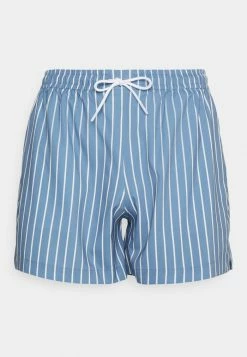 Abercrombie & Fitch RELAXED LINERLESS STRIPE - Swimming Shorts - Blue -Abercrombie & Fitch Shop 6359f444b7c14b09b5ba65ec44a9ba0f