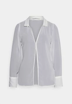 Abercrombie & Fitch ONE CLOSURE SHEER - Button-down Blouse - Cloud Dancer 10 Abercrombie & Fitch ONE CLOSURE SHEER - Button-down Blouse - Cloud Dancer -Abercrombie & Fitch Shop 638708bde7544816a4e3b60a9721aed4