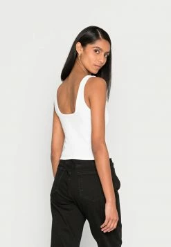 Abercrombie & Fitch BARE SCOOP HENLEY TANK 2 PACK - Top - White/black -Abercrombie & Fitch Shop 641a6a4c2363413cac9ca93ed8999d5a