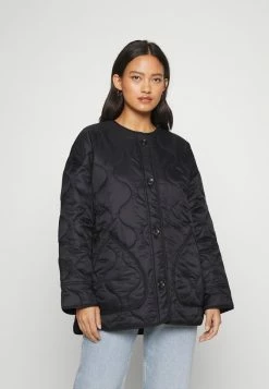 Abercrombie & Fitch NEW LINER - Short Coat - Black Beauty