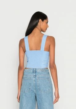 Abercrombie & Fitch BARE CORSET SET TOP - Blouse - Della Robbia Blue 7 Abercrombie & Fitch BARE CORSET SET TOP - Blouse - Della Robbia Blue -Abercrombie & Fitch Shop 6550eb7e7a9249279090d42e3d63b156