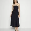 Abercrombie & Fitch STRAPLESS MIDI DRESS - Day Dress - Black