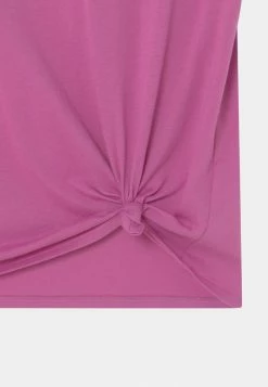 Abercrombie & Fitch JAN TIE FRONT ESSENTIAL SOLID - Print T-shirt - Pink -Abercrombie & Fitch Shop 662051cd20ff41ab85f72ffbf1ff7064