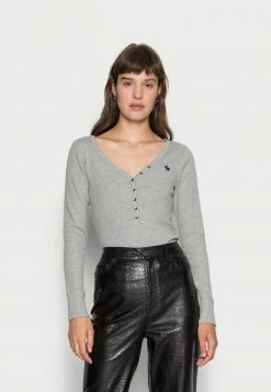 Abercrombie & Fitch Long Sleeved Top - Grey