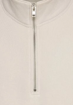 Abercrombie & Fitch ESSENTIALS UNISEX - Zip-up Sweatshirt - Tan -Abercrombie & Fitch Shop 6838440fa87545d5bc9f9e1b18e5b513