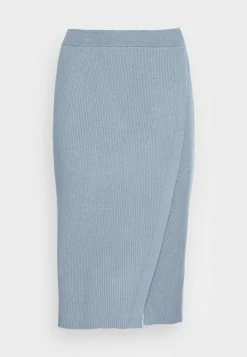 Abercrombie & Fitch SWEATER WRAP MIDI - Pencil Skirt - Tradewinds Blue -Abercrombie & Fitch Shop 69a2a2854fb74196bc711ff300e93b2e