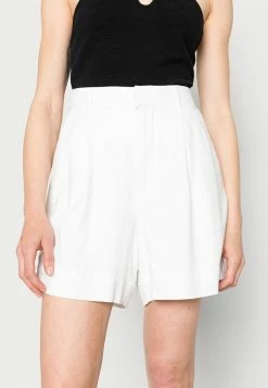 Abercrombie & Fitch LONG INSEAM TAILORED - Shorts - White -Abercrombie & Fitch Shop 6ab398886f684033b51dcd36cd5239e5