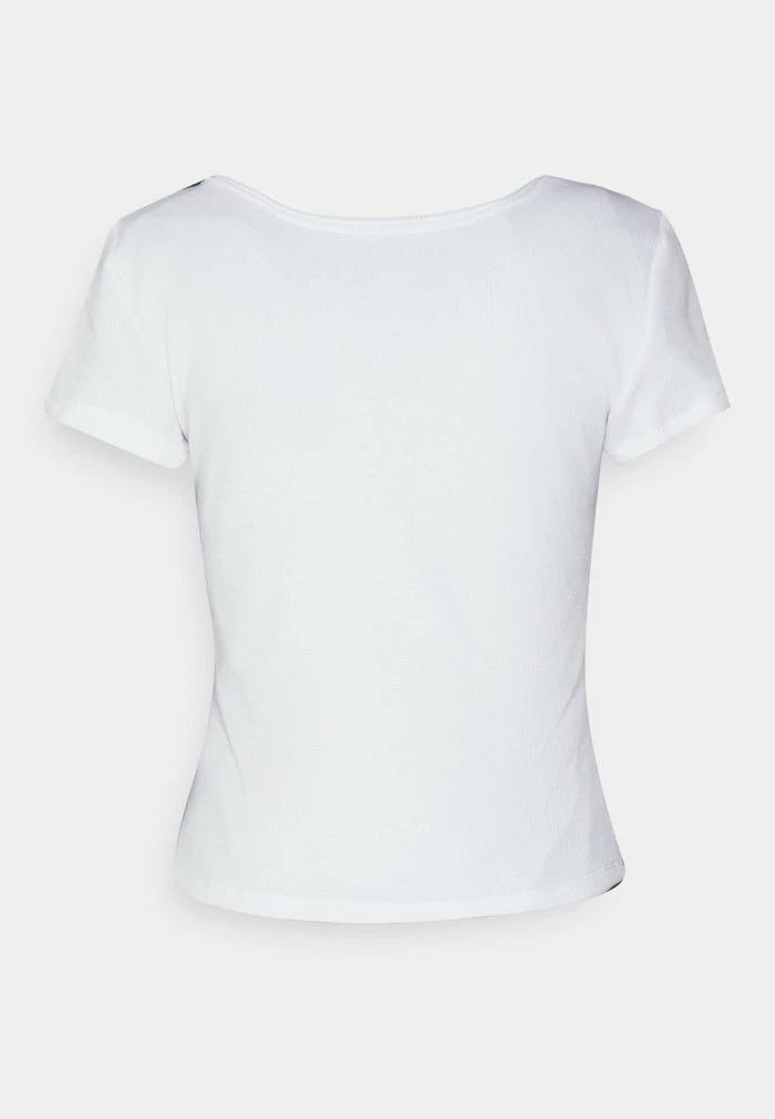 Abercrombie & Fitch ICON HENLEY - Basic T-shirt - White 2 Abercrombie & Fitch ICON HENLEY - Basic T-shirt - White - Image 2