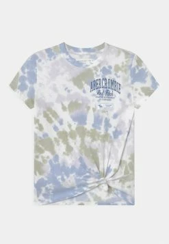 Abercrombie & Fitch CORE LOGO TEE PATTERN - Print T-shirt - Multi Color