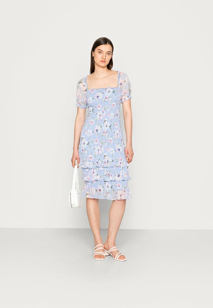 Abercrombie & Fitch BARE DRESS - Shift Dress - Blue Floral 2 Abercrombie & Fitch BARE DRESS - Shift Dress - Blue Floral - Image 2